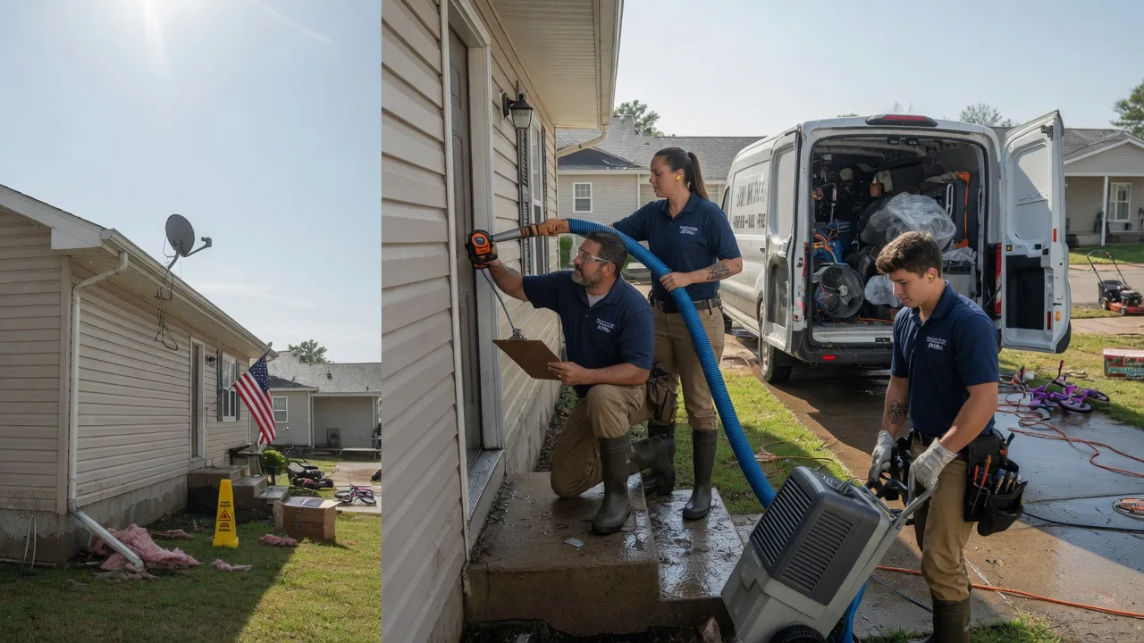 Ceiling Water Damage Restoration in Defiance, IA near me